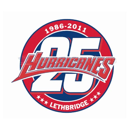 Lethbridge Hurricanes Iron-on Stickers (Heat Transfers)NO.7512